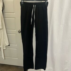 FIGS XS TALL BLACK LIVINGSTON PANT